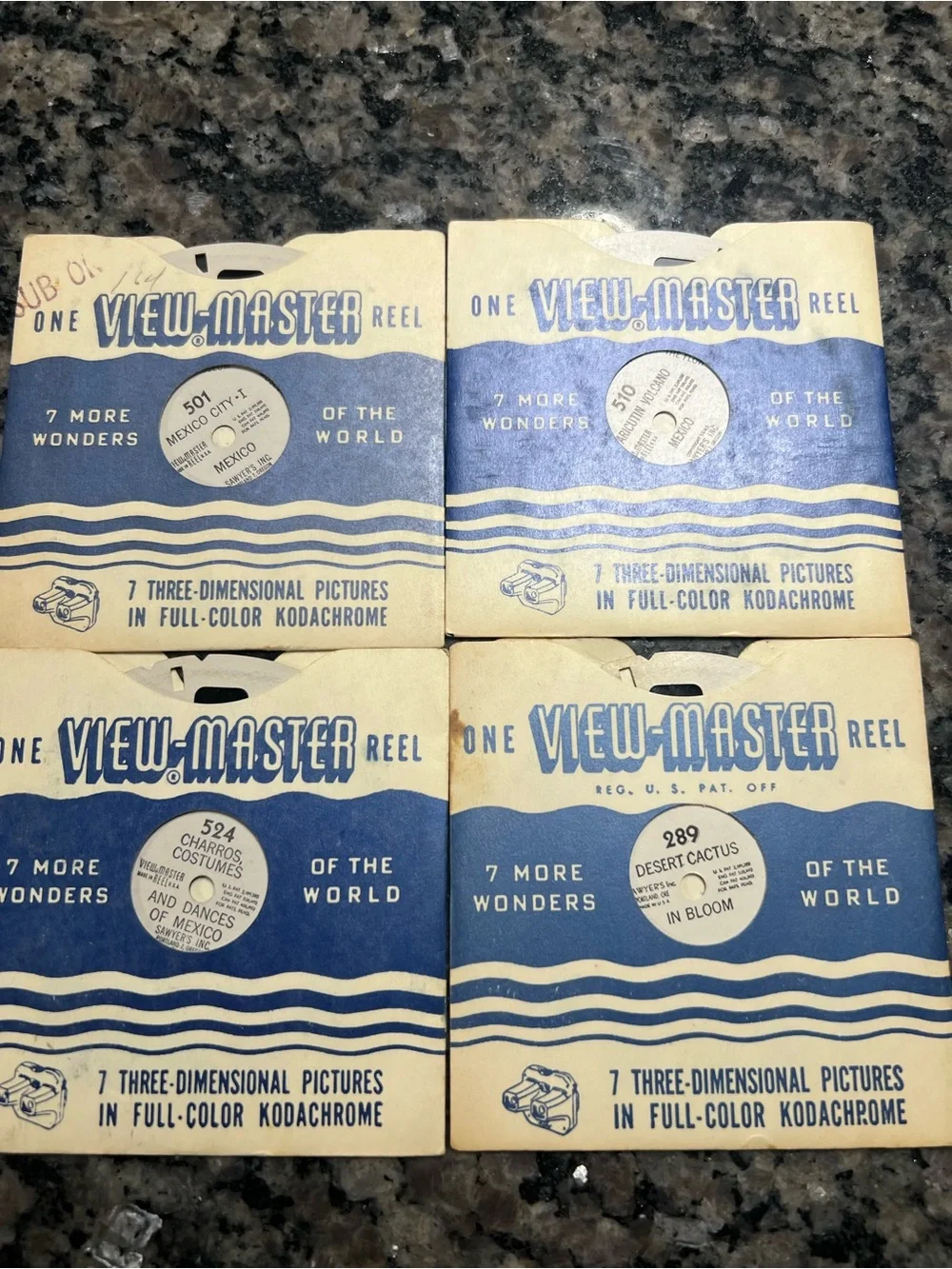 Vintage 1940s–1950s Sawyer’s View-Master Reel Collection